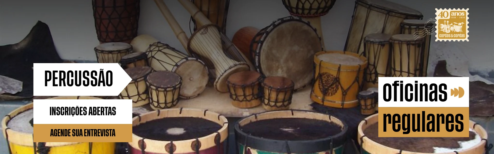 Nova turma para Oficina de Percussão - Início 18/05